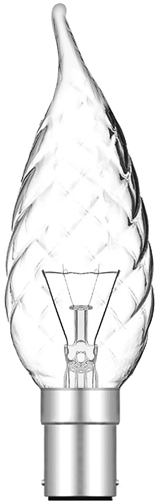 Candle Tip Twisted Incandescent Luxram Decorative Candle